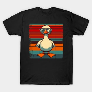 Silly Goose in Sunglasses Pun Meme Pool Funny Goose T-Shirt